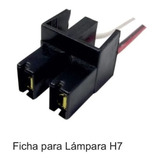 Ficha Portalámpara Para Lámpara H7, Conector De 2 Vias