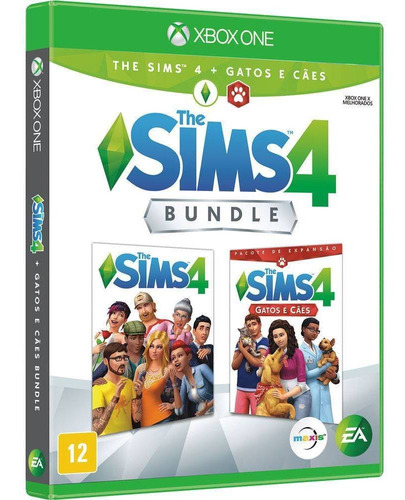 Jogo Mídia Física The Sims 4 Bundle Com Cães E Gato Xbox One