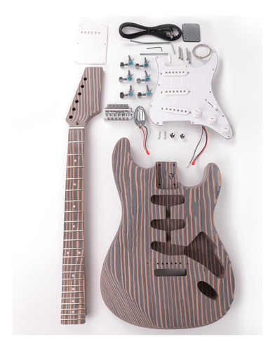Fojill Kit De Guitarra Electrica Con Cuello De Arce Canadien