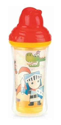 Vaso Térmico Clik-it Popote Nuby 9oz Dragón