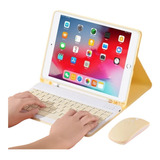 Funda Premium Con Teclado Y Mouse Bluetooth Para iPad Mini 6