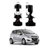 Proyector Led Kit Lupa Chevrolet Spark Luz Alta Baja Premium