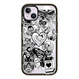 Funda Casetify Para iPhone 14 Plus/color: Negro Estampado