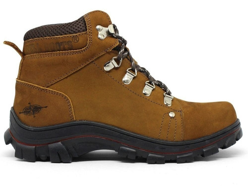 Bota Adventure Masculina Impermeável Em Couro Trilha Enviojá