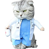 Nacoco Perro Gato Doctor Traje Mascota Doctor Ropa Halloween