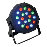 18 Luces Led Foco Color Para Fiesta Discoteca Rgb