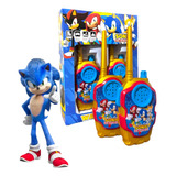 Walkie Talkie Radio Comunicador Sonic Brinquedo Infantil