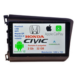 Estéreo Android Honda Civic 2012-2015 Carplay Usb Gps 32 Gb