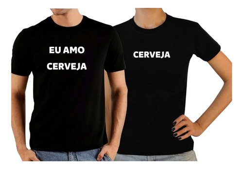 Camisa De Casal Kit Casal Camisetas Dia Dos Namorado +brinde