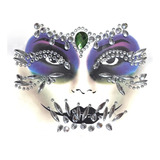 Pegatina Brillo Face Sticker Hallowen Maquillaje Catrina #59