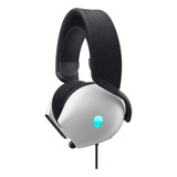 Headset Gamer Com Fio Alienware - Aw520h  Lunar Light