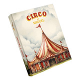 Álbum Para 300 Fotos 10x15 Cm Fichário Tema Circo Vintage