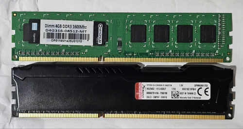 Memorias Ram Dimm 2x4gb=8bd Ddr3