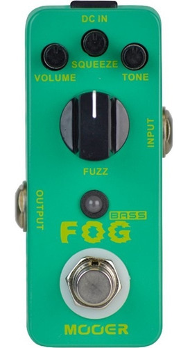 Pedal Mooer Fog Distorsión Fuzz Para Bajo