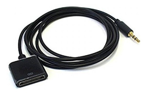 Cable Adaptador De Entrada iPod iPhone Negro