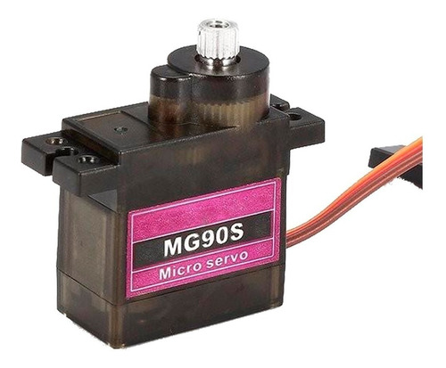 5 Pzas Micro Servomotor Mg90s 2kg Servo Engranes Metalicos