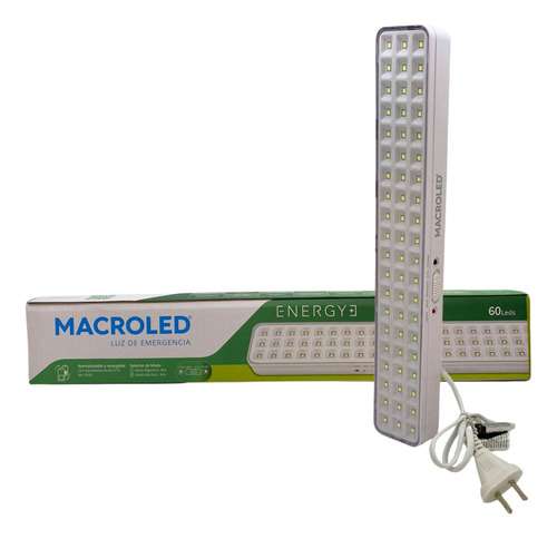 Luz De Emergencia Macroled 60 Leds 9hs Autonomia Recargable