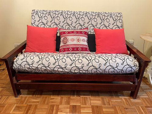 Futon De 2 Cuerpos Con Colchon