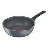 Sarten Wok T-fal Cocina Natural De 26cm B5787782 Color Gris