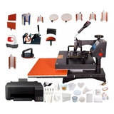 Kit Combo 8 En 1 A 14 En 1 33x45 Plancha Sublimar Impresora 