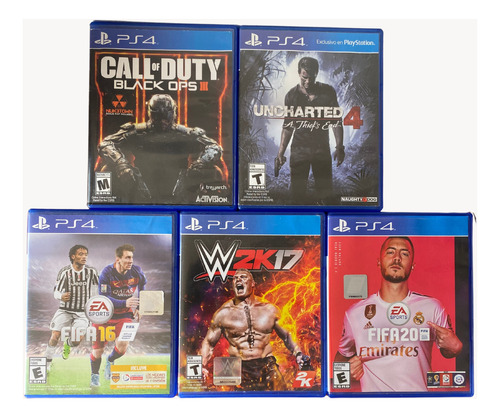 Pack De 5 Juegos De Ps4