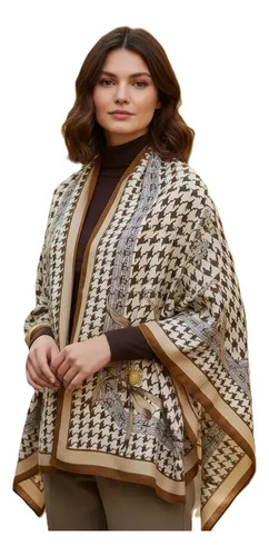 Pashmina Elegante Mascada De Mujer Chalina Fiesta Oro