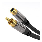 Cable De Extension Rca Macho A Hembra, 15 Ft/coaxial