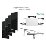 Kit Paneles Solares 2200w Con Estructura Monitoreo Accesorio