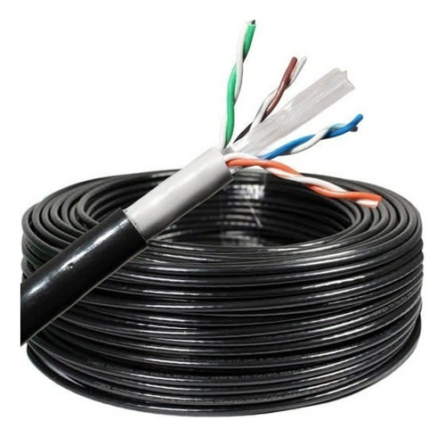 Cable De Red Utp Suelto Por 35 Metros Exterior Cat 5e Cobre