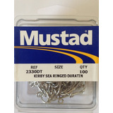 Anzuelo Mustad Sea Kirby Modelo 2330dt No.13 100pzs