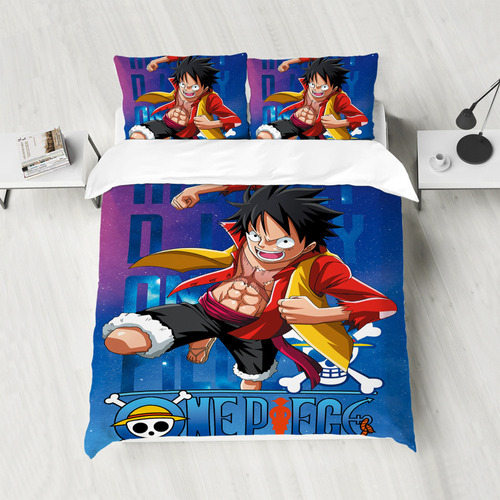 Juego De Fundas De Edredón Luffy De Una Pieza For Cama Dobl