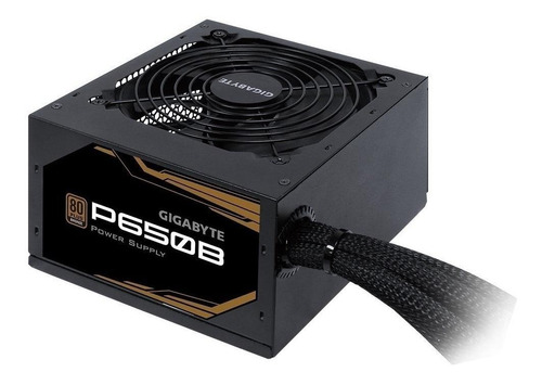 Fuente De Poder Gigabyte P650b 650w Negra 80 Plus Bronze Kt