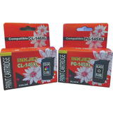 Kit Cartuchos Compatibles Con 145xl 146xl Mg2410 2510 2910