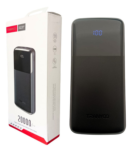 Power Bank Bateria Portatil 20000mah Pantalla Led 74wh T-d09