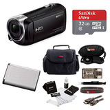 Sony Hd Video Recording Hdrcx405 Handycam Camcorder Bundle