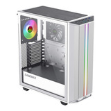 Gabinete Gamer Rgb Precision Branco Mid-tower Lateral Vidro