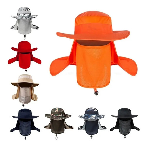Gorro Sombrero Cubre Cuello Mascara Polvo Contaminación Engr