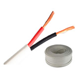 Cable 2 Hilos Awg 22 Para Alarma, Audio E Interforn 50 Mts. 