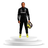 Figura De Lewis Hamilton F1 A Tamaño Real De Coroplast
