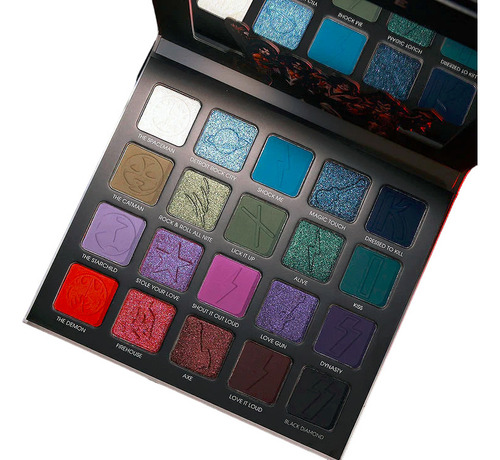 Glamlite X Kiss Paleta De Sombras, Original, Edicion Limitad