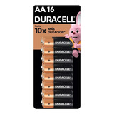 Duracell 16 Pilas Alcalinas Aa Multiusos De 1.5 V 