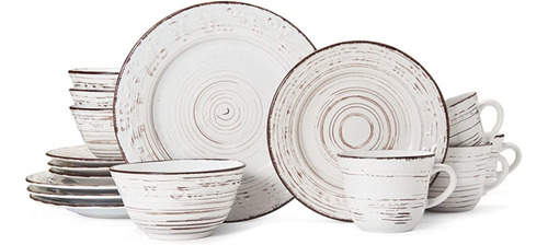 Pfaltzgraff Trellis Dinnerware Set, Stoneware, 16 Pieces