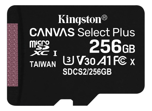Tarjeta Microsd Kingston Canvas Select Plus Sdcs2/256gbsp
