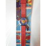 Reloj Pulsera Marvel Luppa Dgl Games & Comics Malla Capitana Marvel