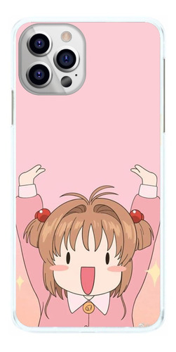 Capa Celular Sakura Card Captors Cara Engraçada Rosa Capinha