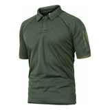 Polo Para Hombre Playera Corta Deportiva Táctica Militar [s