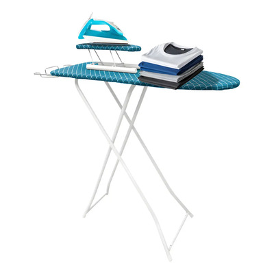 Burro Tabla Planchar Altura Ajustable Base Para Plancha Color Gris Lisa | Envío gratis
