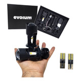 Kit De Focos Led H4 Proyector Lupa Evolum 30lm Altabaja +t10