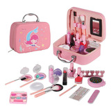 Kit De Maquillaje Para Niñas, Juego De Juguetes De Maquillaj