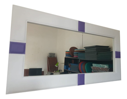 Espejo Eco Cuero Modelo Vita 1,20 × 60cm (más De 20 Colores)